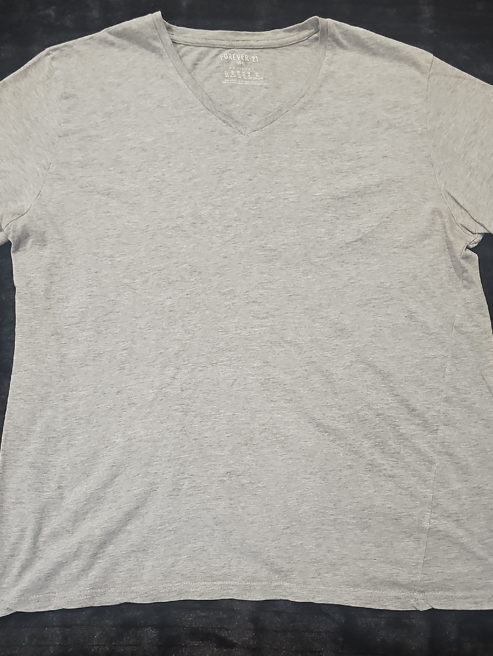 Forever 21 Heather Gray V-Neck Tee